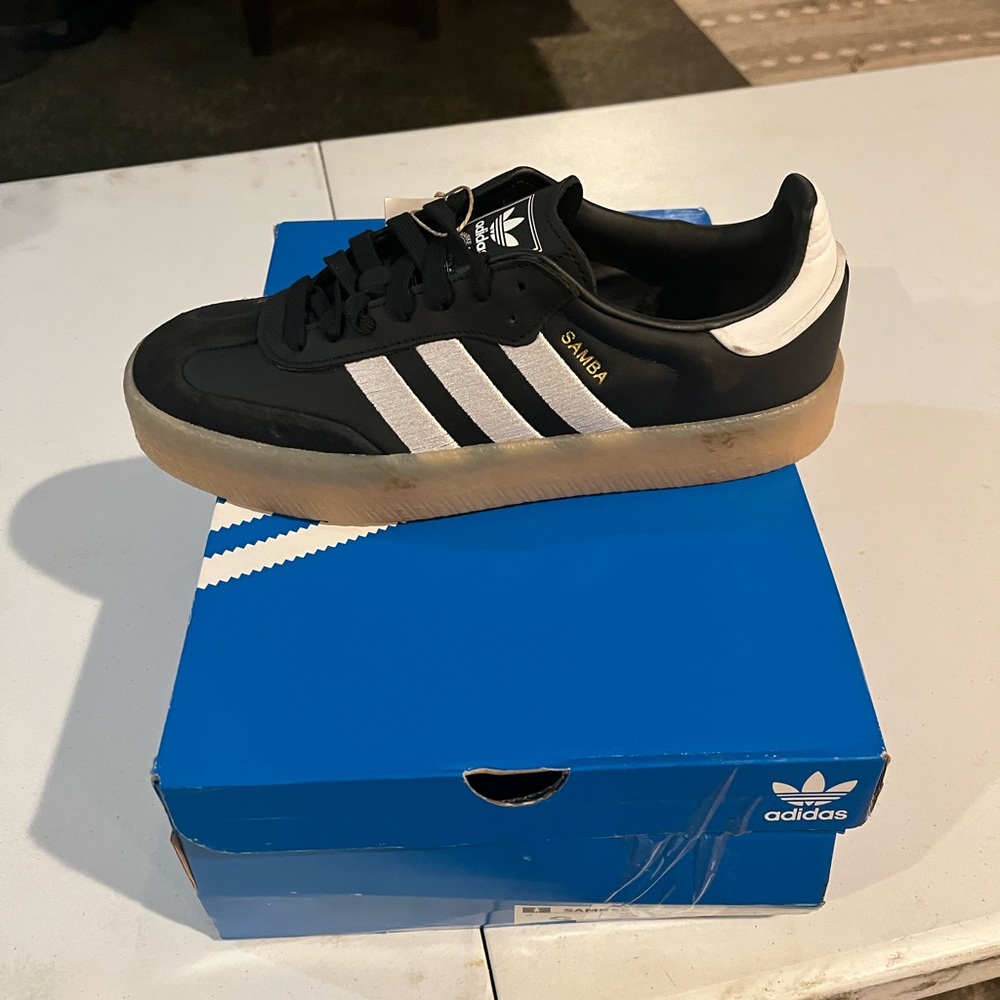 Adidas Black and White Sneakers